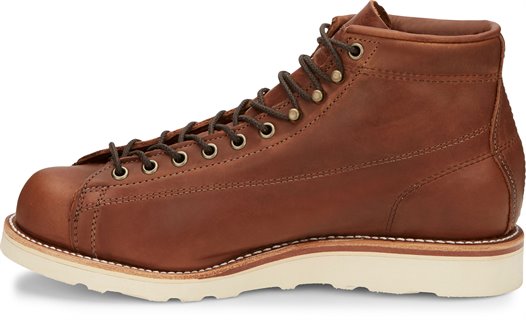 Chippewa Boots 6 Cuero Brentwood Lace To Toe in Brown Chippewa